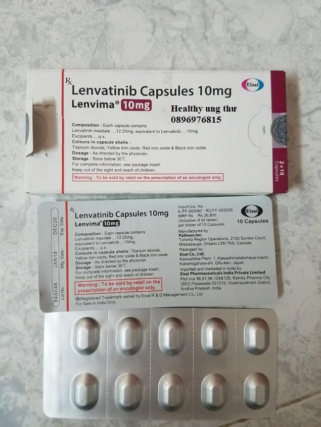 Lieu luong va cach su dung thuoc lenvima