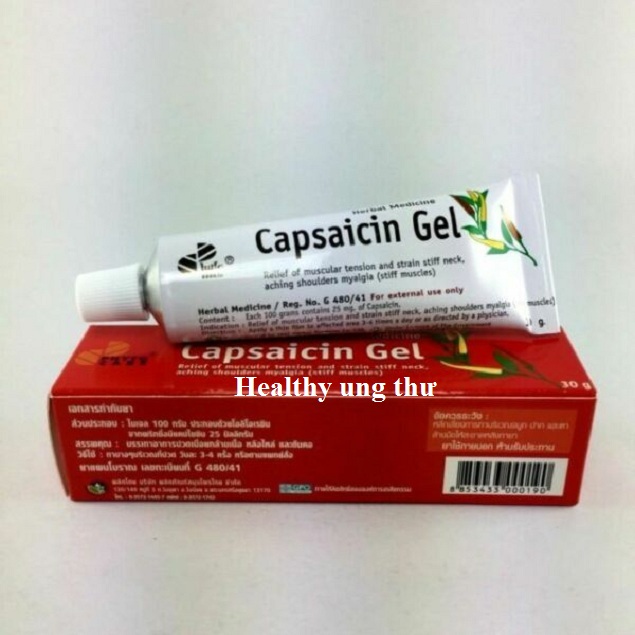 Capsaicin: thuốc giảm đau, dùng ngoài (4)
