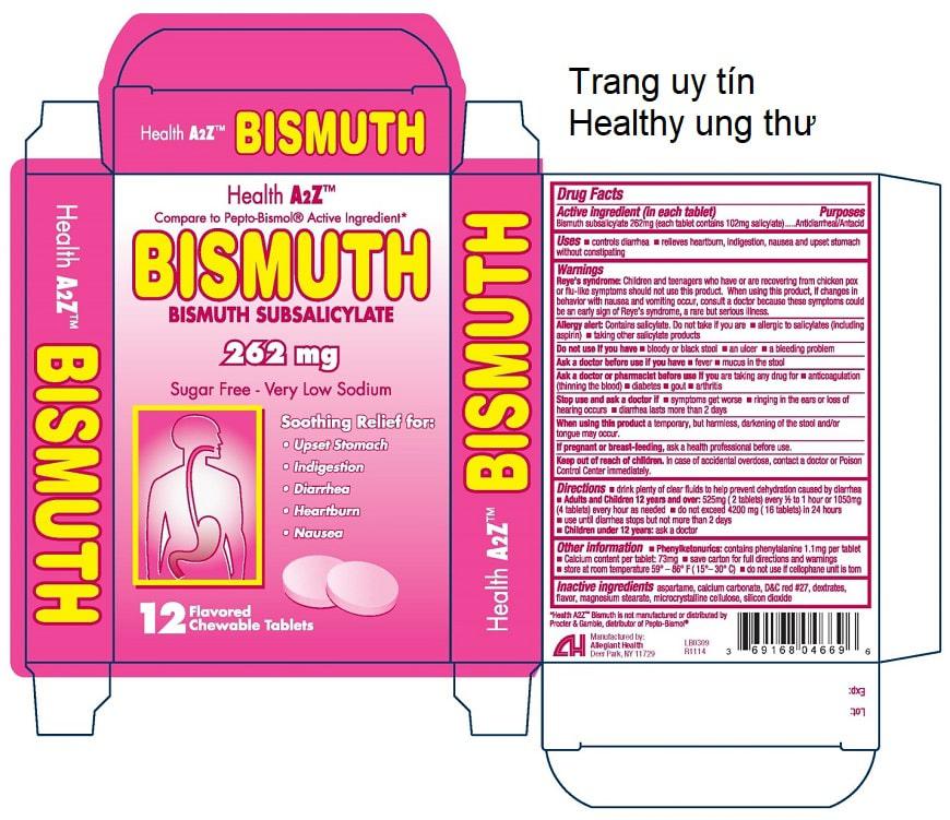 Thuốc Bismuth subsalicylate - Công dụng, Liều dùng, Những lưu ý khi sử dụng (4)