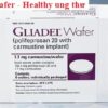 Thuoc Gliadel Wafer 7 7mg Carmustine Cong dung lieu dung cach dung