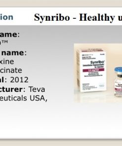 Lieu dung cach dung thuoc Synribo